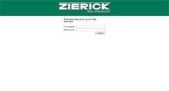 Desktop Screenshot of intranet.zierick.com